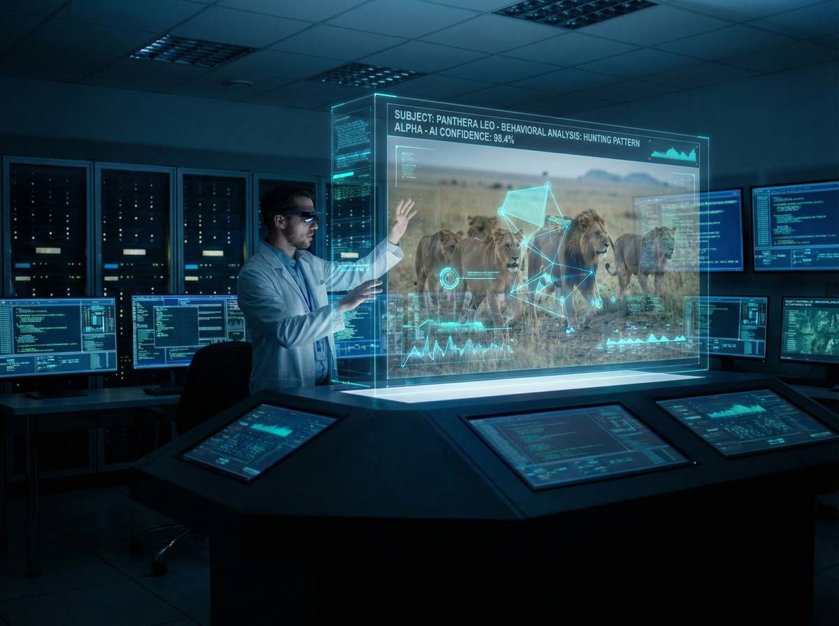 福利姬AI动物动作分析与视频剪辑